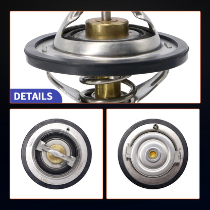 HiSport RT1201 Thermostat - Compatible with Ford E-450/E-550/F-250/F-350/F-450/F-550 Super Duty E-350 Econoline Club Wagon E-450 Econoline Super Duty E-550 Econoline Super Duty 1996-2003