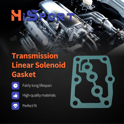 HiSport Transmission Linear Solenoid Gasket with O-Rings Seal Kit - Compatible with Honda Accord 1998-2007 Odyssey 1999-2006 Acura TL 1999-2006 CL 1998-2003 Replaces 28252-PAX-000 91301-PC9-003