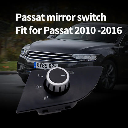 HiSport 561959565C Side Mirror Switch Knob Front Left - Compatible with VW Passat 2012 2013 2014 2015