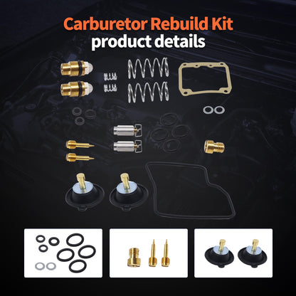 HiSport Carb Carburetor Rebuild Repair kits Compatible with Suzuki Intruder VS1400GLP VS800 VS800GL VZ800 2-Pack