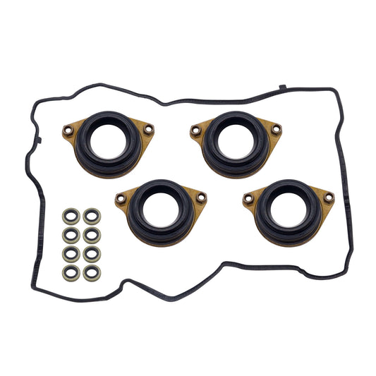 HiSport Engine Valve Cover Gasket Set - Compatible with Acura ILX 2015-2020 TLX 2015-2020 Compatible with Honda CR-V 2015-2019 Accord 2013-2017 2.4L - Replace 12030-5A2-A01