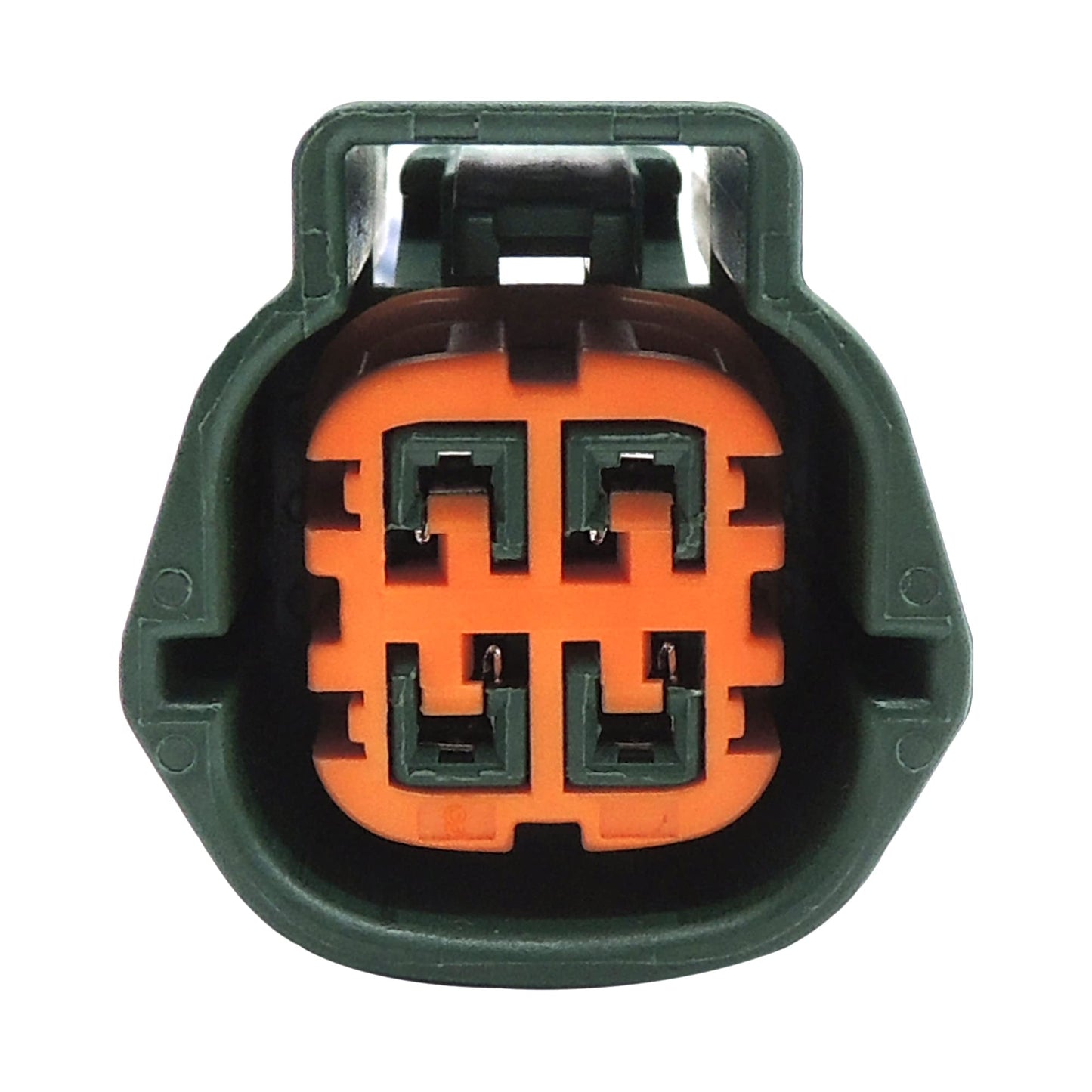 HiSport 4 pin 4-Way 4 Wire Connector for O2 Sensor Compatible with Nissan Altima 2002-2007,Sentra 2002-2006,Frontier 2005-2019,Titan 2004-2015 Replace RS04FG