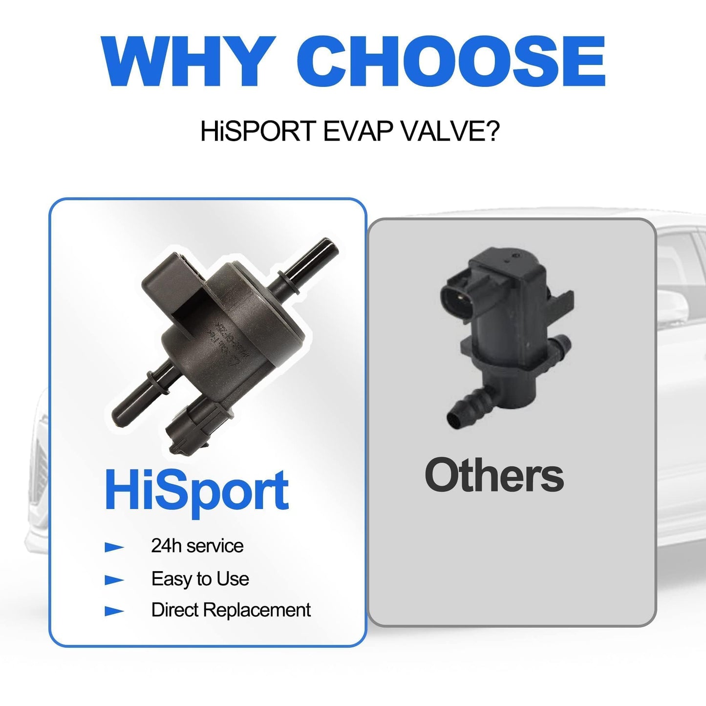 HiSport Vapor Canister Purge Valve 214-2317 - Compatible with Chevrolet Sonic Cruze Limited 2011-2018 Replaces 55567453 CP780 PV703