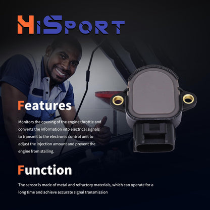 HiSport Throttle Position Sensor Compatible with Toyota Corolla Tacoma Tundra 4Runner Vibe 1996-2006 Replaces 977-035 89452-35020 89452-30140 89452-22080