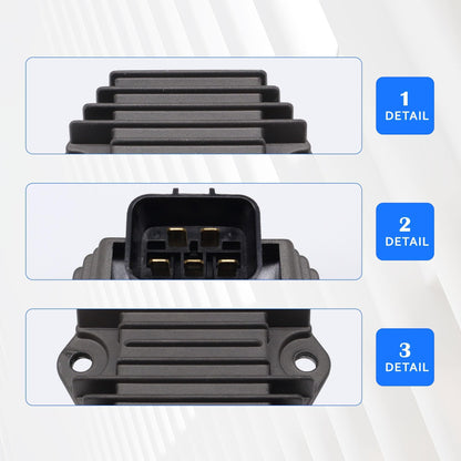 HiSport Voltage Regulator Rectifier - Compatible with Honda Rancher 350 TRX350TM 2000-2006 TRX350FM 2000-2006 TRX350FE 2000-2006