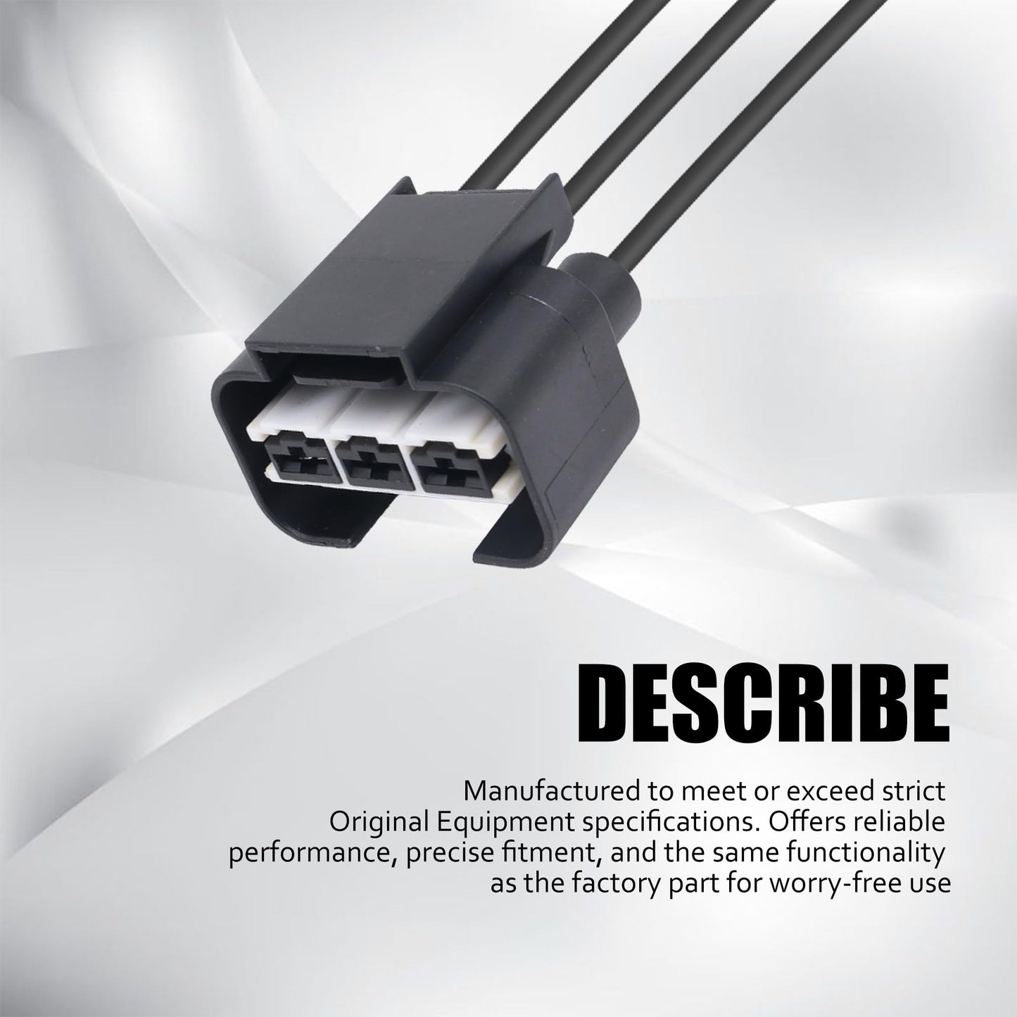 HiSport WRK4K-MA59 Blower Cooling Fan Resistance Pigtail Connector - Compatible with Kia Optima 2014-2019 Sedona 2014-2018