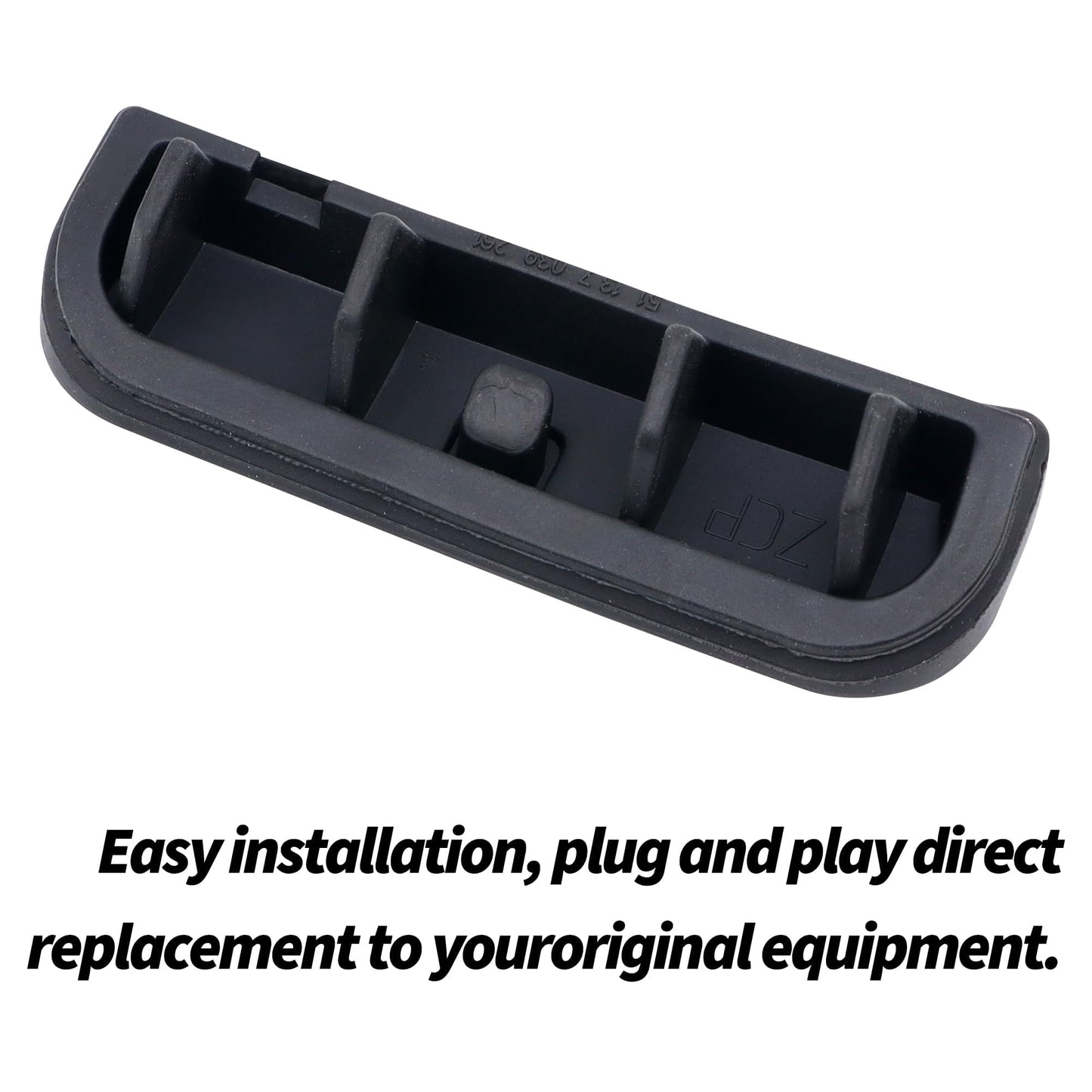 HiSport 51137039261 Tailgate Handle Switch Rubber Button Cap Cover Compatible with BMW Mini Cooper R50 R52 R53 R56 R57 R58 R59 2002 2003 2004 2005 2006 2007 2008 2009 2010 2011 2012 2013 2014 2015