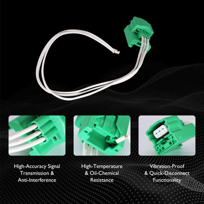 HiSport 23731-5M010 2PCS Camshaft Position Sensor Connector Compatible with Nissan and Infiniti VQ35DE 3.5L V6 Engines,Pathfinder,Altima,Maxima,Murano,Quest,QX4,I35,Infinity G35 FX35 M35