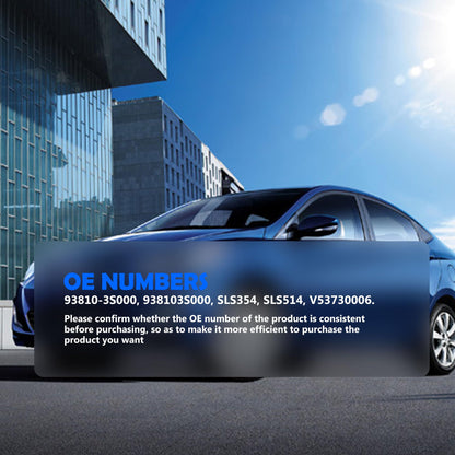 HiSport Brake Pedal/Stop Light Switch 4Pin 93810-3S000 Compatible with Hyundai Accent Azera Elantra Santa Sonata Veloster & Kia Forte 2013, 93810-3K000