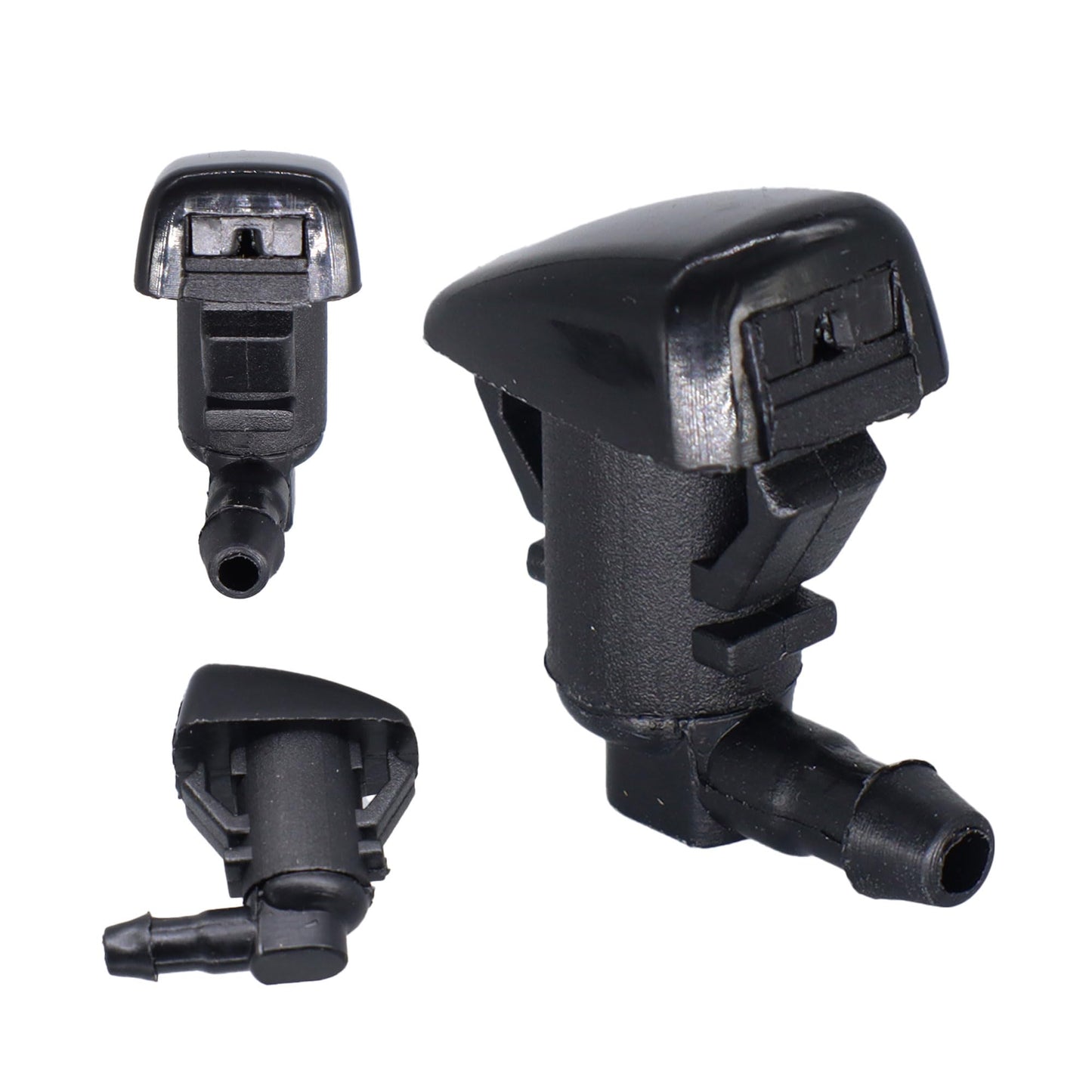 HiSport Windshield Washer Nozzle - Compatible with Ford Focus 2008-2011 Edge 2007-2010 Lincoln MKX 2007-2010 - Replace 7T4Z-17603-A-JET 8S4Z-17603-AA