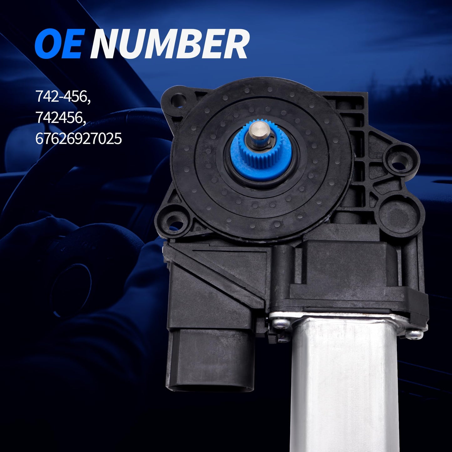 HiSport 67626927025 Rear Left Power Window Lift Motor Compatible with BMW 3 Series E90 F30 323i 325i 328i 330i 335i 325xi 328xi 330xi 335xi xDrive M3, Driver Side