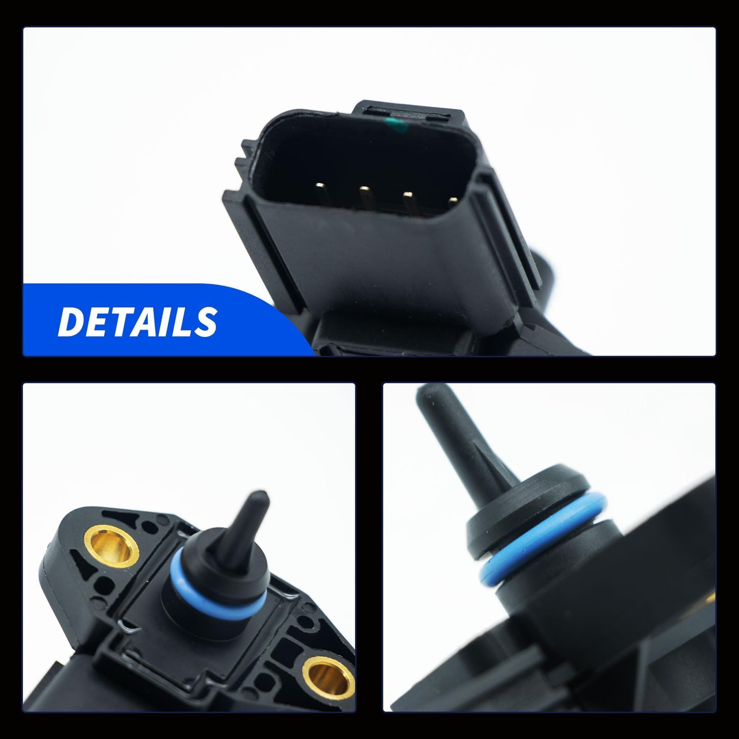 HiSport 2411528 T-MAP Temperature Manifold Absolute Pressure Sensor Compatible with Polaris Series 700 800 900 (All Models) 2004-2016, 2014+ 570, General,Ranger 1000, ACE 570 900, Snowmobile 2006-2018