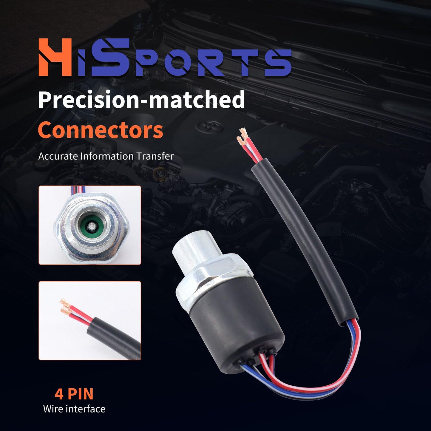 HiSport HVAC A/C Trinary Switch Replaces SW 11404C