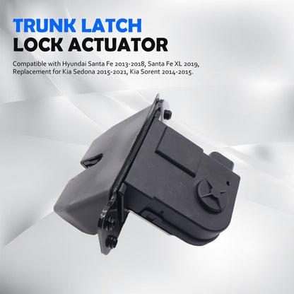 HiSport 81230-3Z000 Rear Tailgate Hatch Latch Lock Actuator Compatible with Hyundai Santa Fe 2013-2018, Santa Fe XL 2019, Replacement for Kia Sedona 2015-2021, Kia Sorent 2014-2015