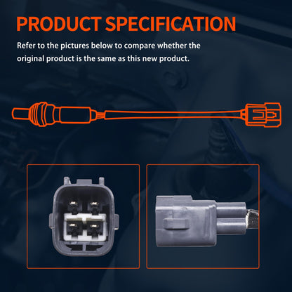 HiSport 350-34258 Heated O2 Oxygen Sensor Compatible with Pontiac Vibe 2003, 2004, 2005, 2006, Toyota Corolla 2003-2004 Matrix 2003-2006 Tacoma 2016, 2017, 2018, 2019, 2020, 2021, 2022, 2023