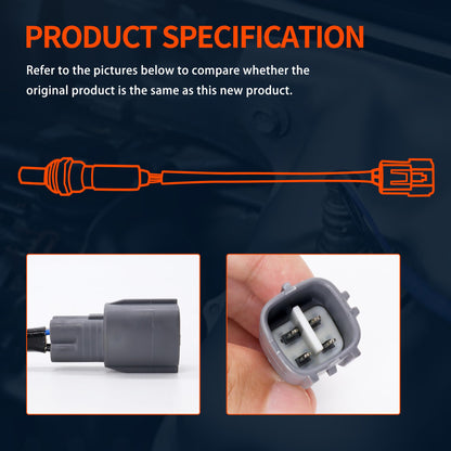 HiSport 234-9041 Upstream Air Fuel Ratio Oxygen O2 Sensor AFR Compatible with Toyota Camry, Highlander, RAV4, Solara, Avalon; Replacement for Lexus RX350 ES350 RX450h & Scion tC xB 2.4L, 89467-06030
