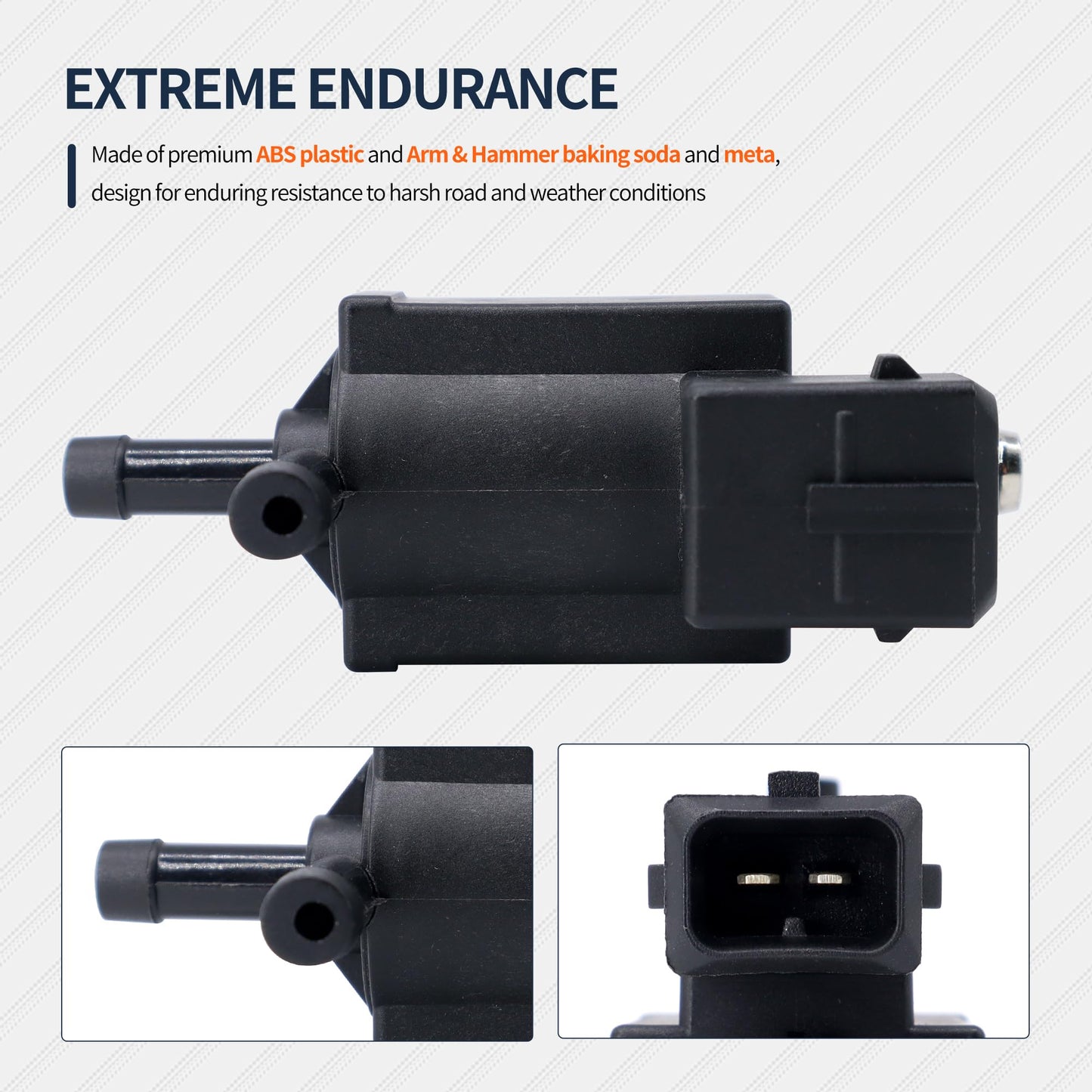 HiSport Turbo Boost Control Solenoid Valve BL3E-9K378-BA - Compatible with Ford Fusion Focus Escape Taurus 2010-2020 - Replaces 5170590 AA5Z9K378A BL3E9K378BA BL3Z9K378A