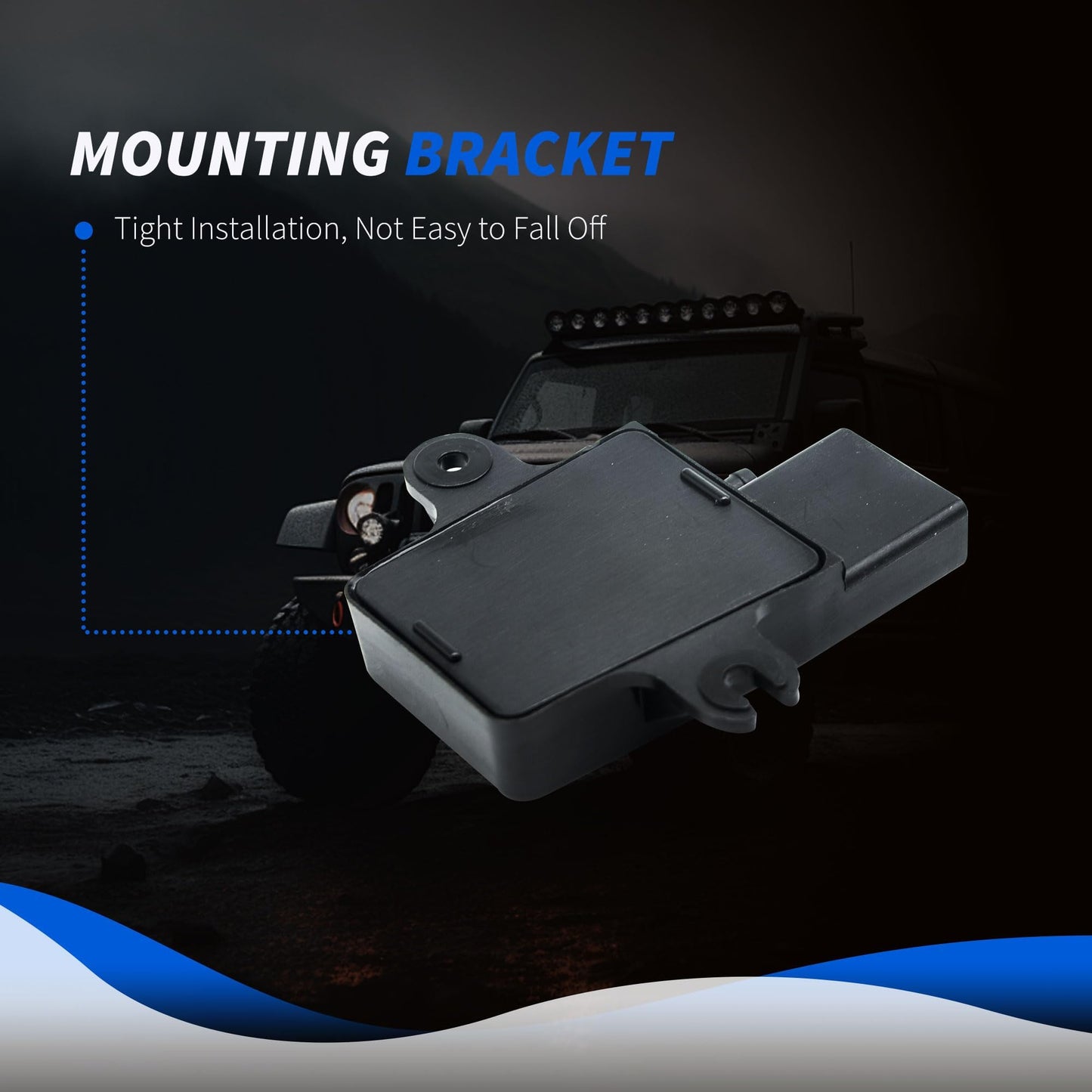 HiSport 1648138 Map Manifold Absolute Pressure Sensor Compatible with Ford Aerostar Bronco E-150 250 350 Escort Super Duty F-150 250 350 Mustang, Lincoln Continental, Mercury Capri Cougar Sable