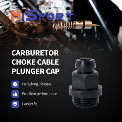 HiSport Carburetor Choke Cable Plunger Cap - Compatible with Yamaha Grizzly 300 350 400 450 600 660