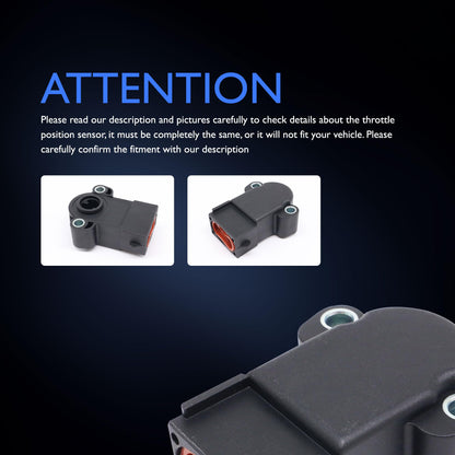 HiSport F2TZ9B989A Throttle Position Sensor TPS - Compatible with Ford E-150 E-250 E-350 F-150 F-250 F-350 Replaces F2TF9B989AA F2TF9B989B