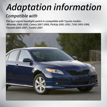 HiSport 84652-04141 Turn Signal Headlight Switch - Compatible with Toyota 4Runner Camry Pickup T100 Tacoma Tundra Replaces 8465204141