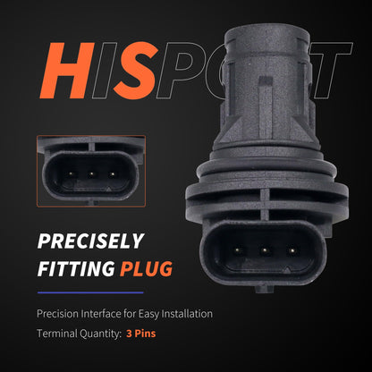 HiSport Engine Camshaft Position Sensor PC973 Compatible with Mercedes-Benz C300 C350 CL550 CL63 E350 E400 E550 E63 G63 GL450 GL550 GLE350 S63 SL550 SL63 SLK350 SLK55 AMG S 2011-2019 2PCS