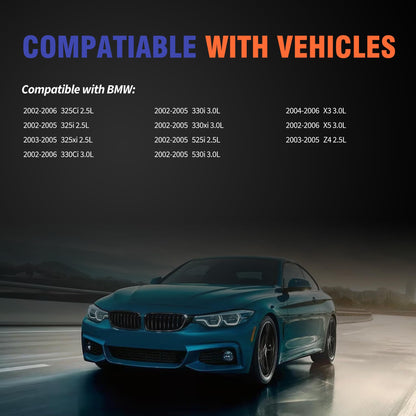 HiSport Valve Cover Gasket Set - Compatible with BMW 325Ci 325i 325xi 330Ci 330i 330xi 525i 530i X3 X5 Z4 2.5L 3.0L 2002-2006 - Replace SKVS50631R