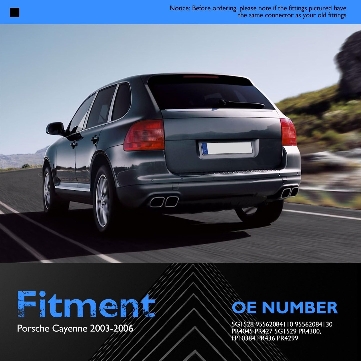 HiSport Fuel Injection Pressure Regulator - Compatible with Porsche Cayenne 3.2L 4.5L 2003 2004 2005 2006 Replacement for FP10384 PR4045