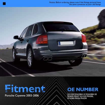 HiSport Fuel Injection Pressure Regulator - Compatible with Porsche Cayenne 3.2L 4.5L 2003 2004 2005 2006 Replacement for FP10384 PR4045