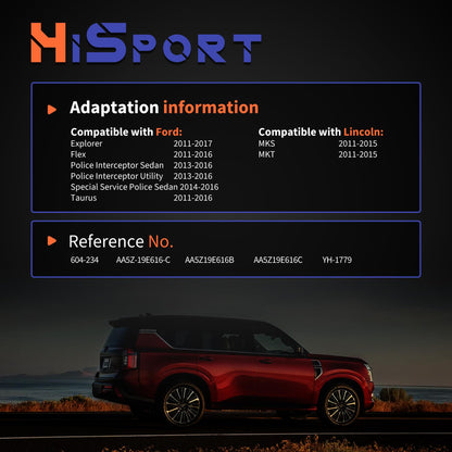 HiSport HVAC Blend Door Actuator 604-234 - Compatible with Ford Explorer Flex Police Interceptor Sedan Police Interceptor Utility Special Service Police Sedan Taurus 2011-2017