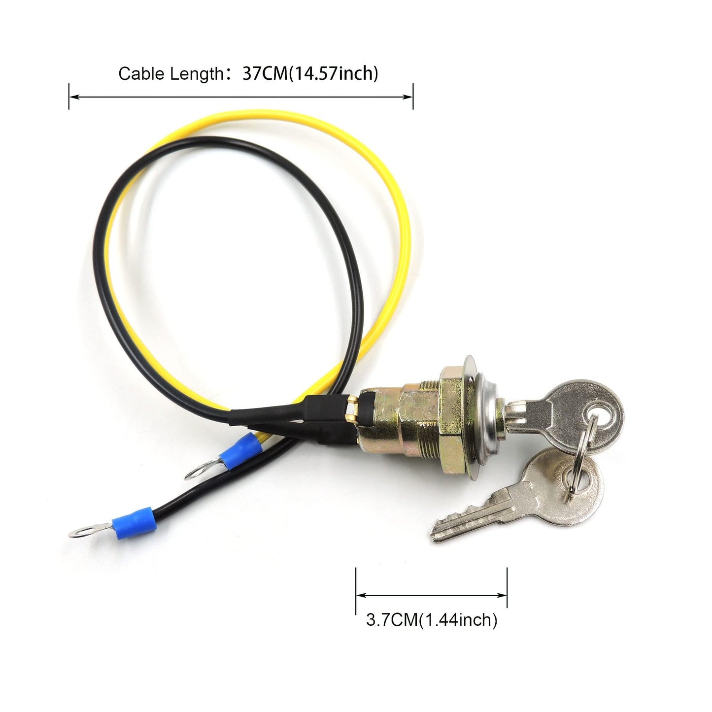 HiSport 1K7354B Ignition Switch 2 Keys 2 Line Compatible with Models :Ford New Ford Tractor 501 Series 600, 601 650 Series 701 Series 800, 801 Series 900, 901,2000 4-Cylinder pre-1964,4000 4-Cylinder