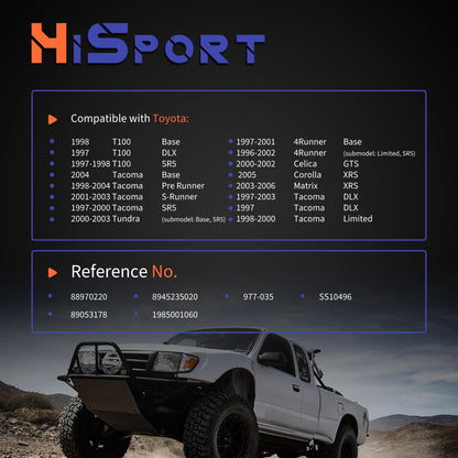 HiSport Throttle Position Sensor Compatible with Toyota Corolla Tacoma Tundra 4Runner Vibe 1996-2006 Replaces 977-035 89452-35020 89452-30140 89452-22080