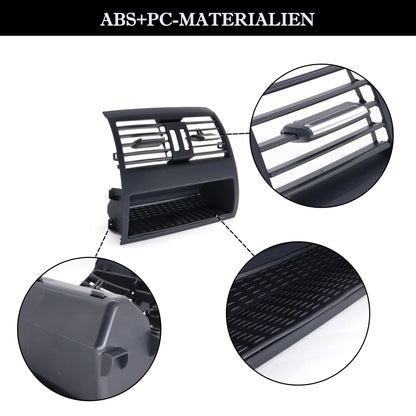 HiSport Rear Air Grille AC Vent Dashboard Interior Center Console Ventilation Conditioning Outlet - Compatible with BMW F10/F18 520 523 525 528 530 535 550 2010-2016 - Replace 64229172167