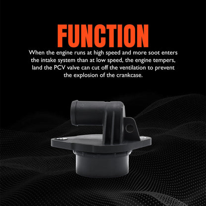 HiSport PCV Valve 68083202AC - Compatible with Chrysler 200 300 Dodge Avenger Challenger Charger Durango Grand Caravan Jeep Grand Cherokee Ram 1500 Classic Promaster 2500 3500 - Replaces 05184163AE