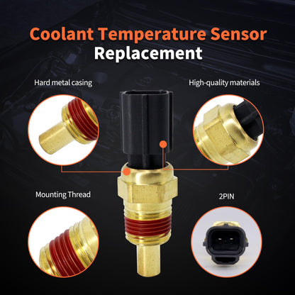 HiSport Engine Coolant Temperature Sensor - Compatible with Buick Allure Chevrolet Silverado GMC Pontiac Replace 56027873