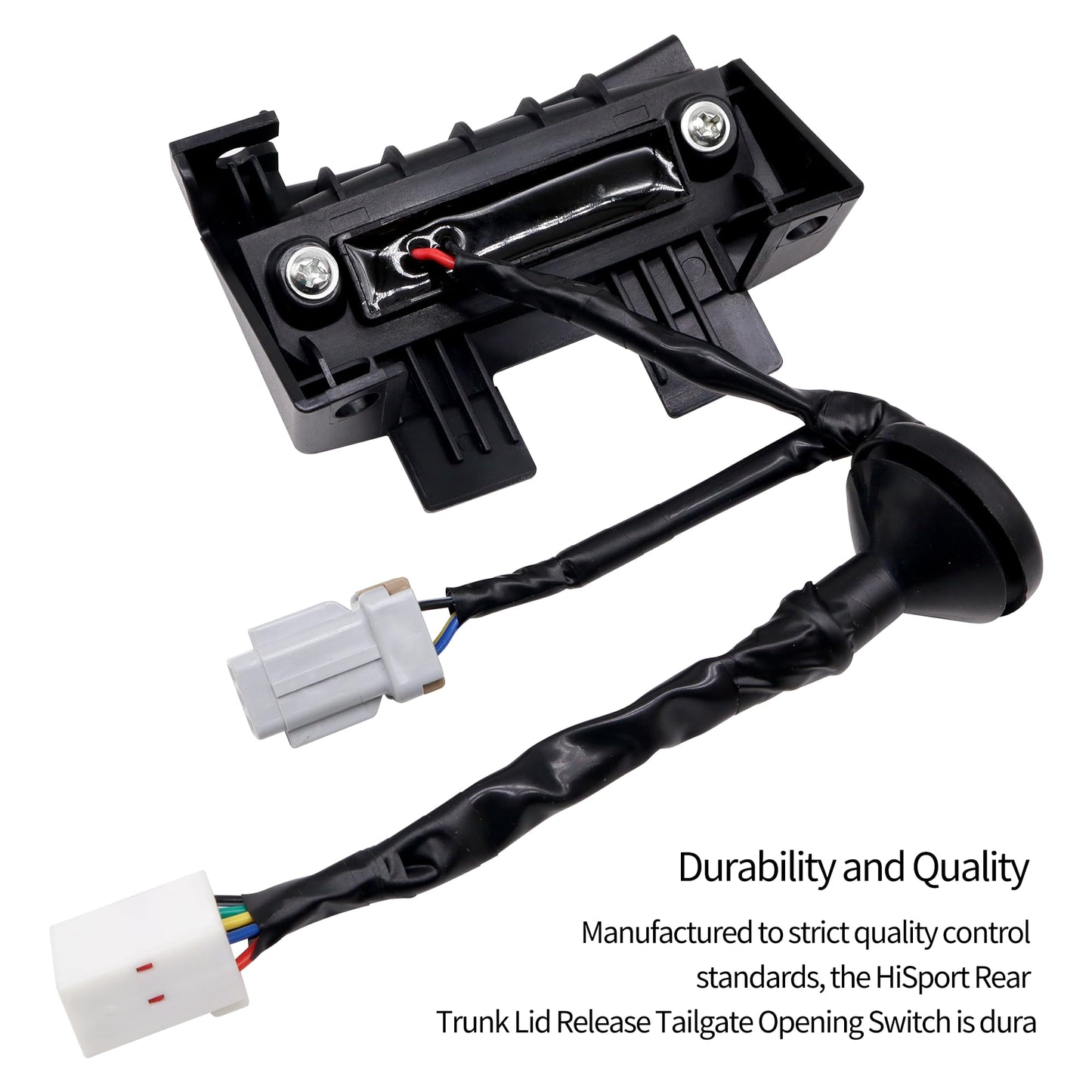 Hatch 81260-2V010 Trunk Button Latch with Camera - Compatible with Veloster 2012-2017 - Rear Hatch Lock Release Switch Replace 812602V010