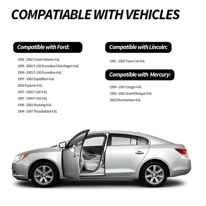 HiSport VS50377R Valve Cover Gasket Seal - Compatible with Ford Crown Victoria E-150 Explorer F-150 F-250 Mustang Thunderbird Lincoln Town Car Mercury Cougar Grand Marquis 4.6L Engine 1991-2002