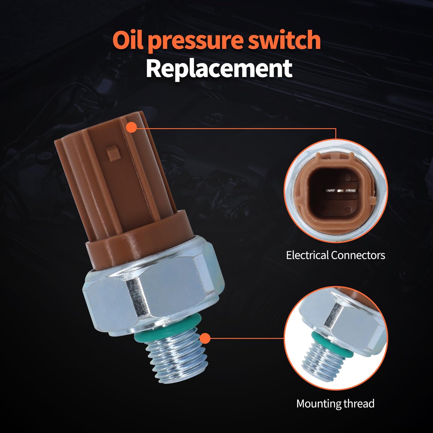 HiSport Automatic Transmission Oil Pressure Switch 28600-RPC-004 Compatible with Honda Civic 1.8L 2006-2011