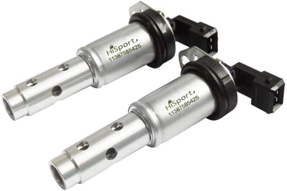 HiSport Engine Variable Valve Timing VANOS Solenoid 11367585425- Oil Control Valve Replacement For BMW 1 Series M 135i 328i 335i 525i X3 X5 128i 328i N51 N52 N54 3.0L V6 & more