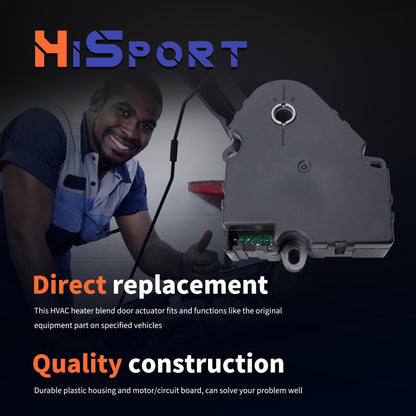 HiSport HVAC Air Blend Door Actuator 20826182 15-73989 604-140 1573989 Compatible with Chevy Traverse 2009-2013, Buick Enclave 2008-2013, GMC Acadia 2007-2013, Saturn Outlook 2007-2010