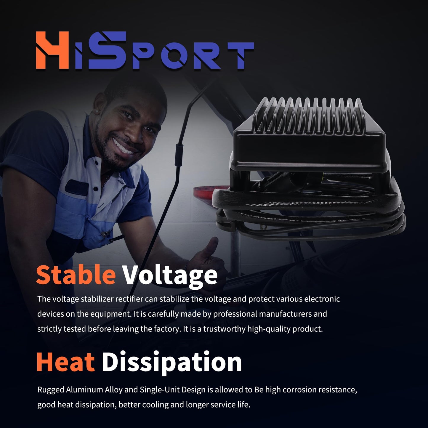 HiSport 74505-04 Voltage Regulator Rectifier - Compatible with Harley Davidson Electra Glide Road Glide Road King 2004 2005