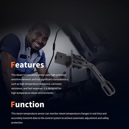 HiSport Engine Intake Manifold AC Evaporator/Interior Temperature Sensor 2 PIN Compatible with Mercedes-Benz C230, C240, C250, C280, C300, E250, E320, 2208300772 8K0820539 05103937AB 68040532AA