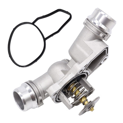 HiSport Engine Coolant Thermostat Housing Assembly 11537509227 - Compatible with BMW 323Ci 323i 325Ci 325i 325xi 328Ci 328i 330Ci 330i 330xi 525i 528i 530i X3 X3 X5 Z3 Z3 Z3 Z4 Z4 1999-2006