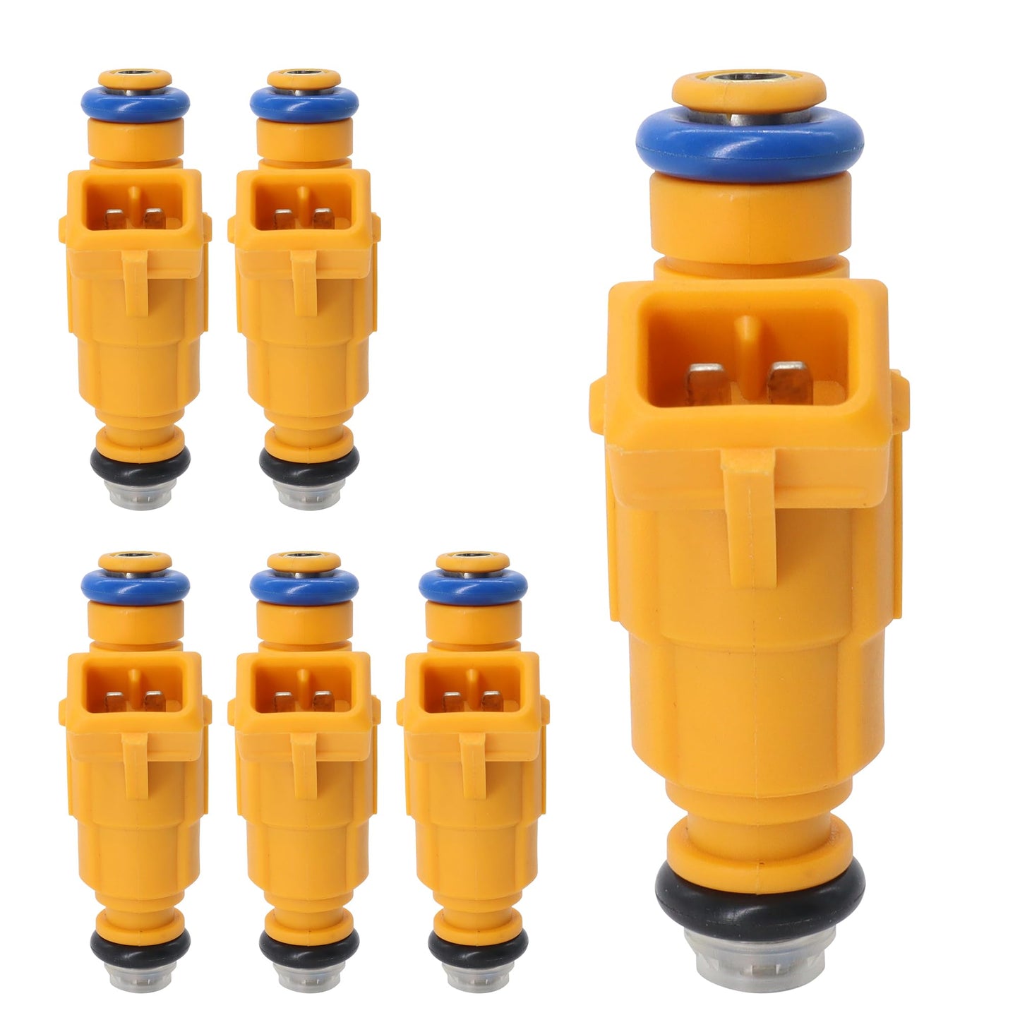 HiSport Fuel Injectors 0280155900 6PCS Replacement For Explorer Mercury Mountaineer 4.0L 1999 2000 2001