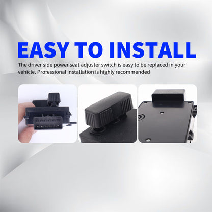 HiSport 901-202 Driver Side Power Seat Adjuster Switch - Compatible with Chevrolet Avalanche 1500 2500 Tahoe GMC Cadillac Sierra Hummer H2 Replaces 901202 12450166
