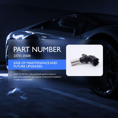 HiSport Crankshaft Position Sensor - Compatible with Nissan D21 Pickup 2001-2002 Frontier 1998-2004 NP300 2013-2015 Pickup 1991-2008 Upvan 2002-2003 Xterra 2000 Replaces 23731-3S500
