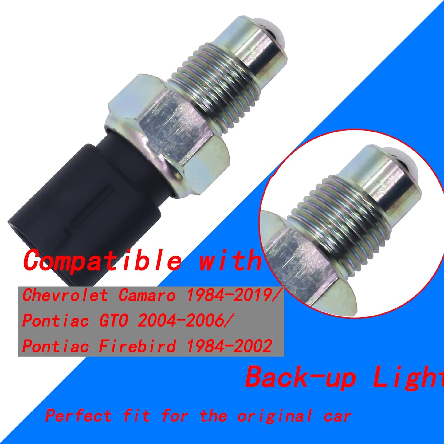 HiSport 14069600 Backup Lamp Switch - Backup Light Switch Compatible with Chevrolet Camaro 1984-2002 2016 2017 2018 2019