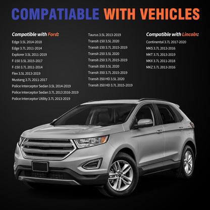 HiSport Engine Valve Cover Gasket Set - Compatible with Ford Edge Explorer F-150 Flex Mustang Police Interceptor Sedan Taurus Transit-150 Transit-250 Transit-350 Transit-350 HD - Replace VS50814R