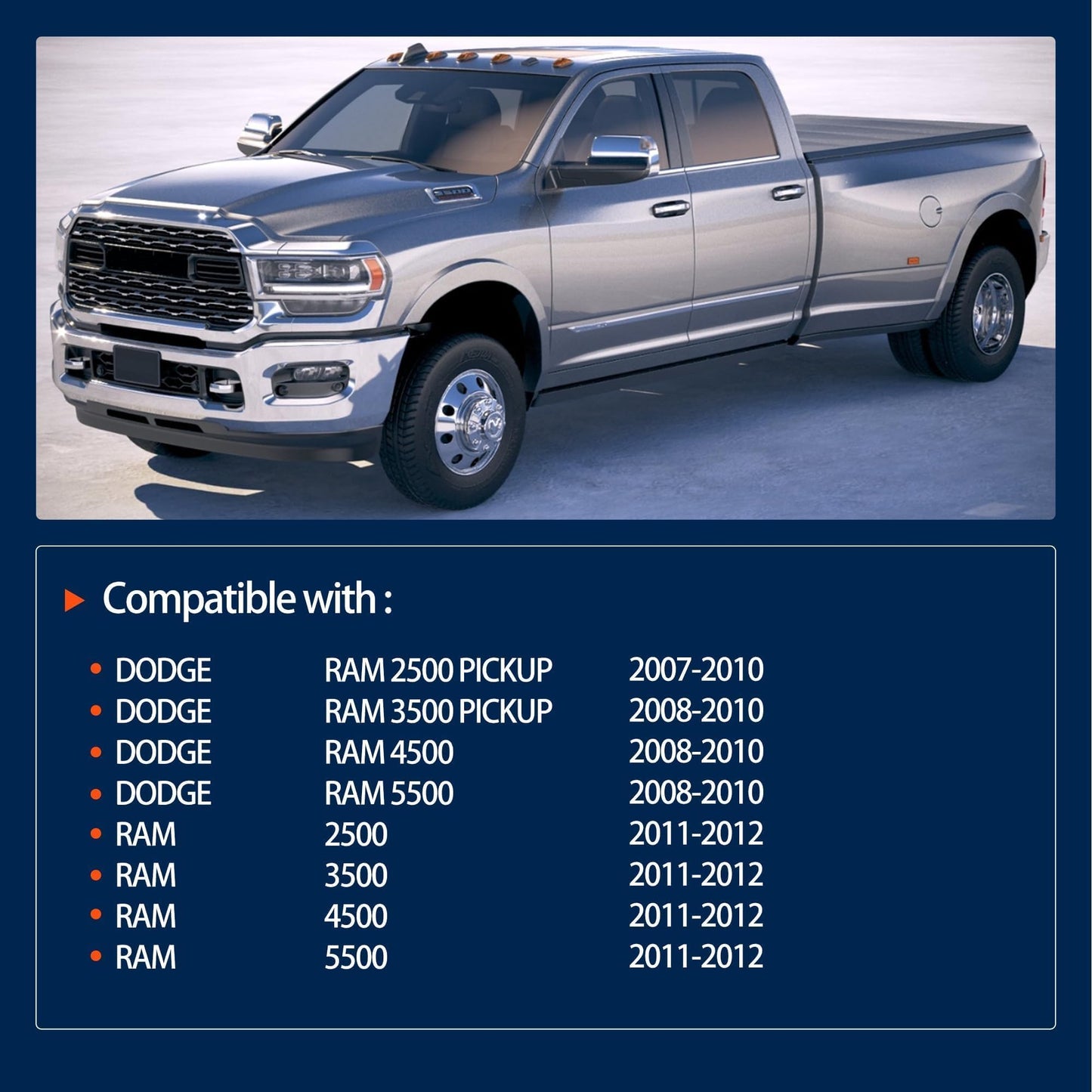 HiSport Turbocharger Speed Sensor 68039104AA - Turbo Charger Output Speed Sensor Compatible with Cummins Holset ISB ISC ISL ISX 6.7L 24V Diesel Dodge RAM 2007-2010 - Replaces 904341 5550060