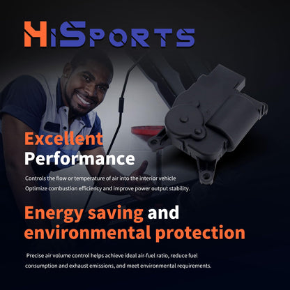 HiSport 5Q0907511A HVAC Heater Blend Door Actuator - Compatible with Audi Q2 Quattro A3 Quattro A3 Sportback RS3 S3 TT RS TTS Quattro | Volkswagen Atlas Teramont Tiguan e-Golf Golf 2013-2019